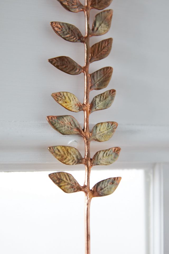 Brass Leaf Wreath Hanger #4