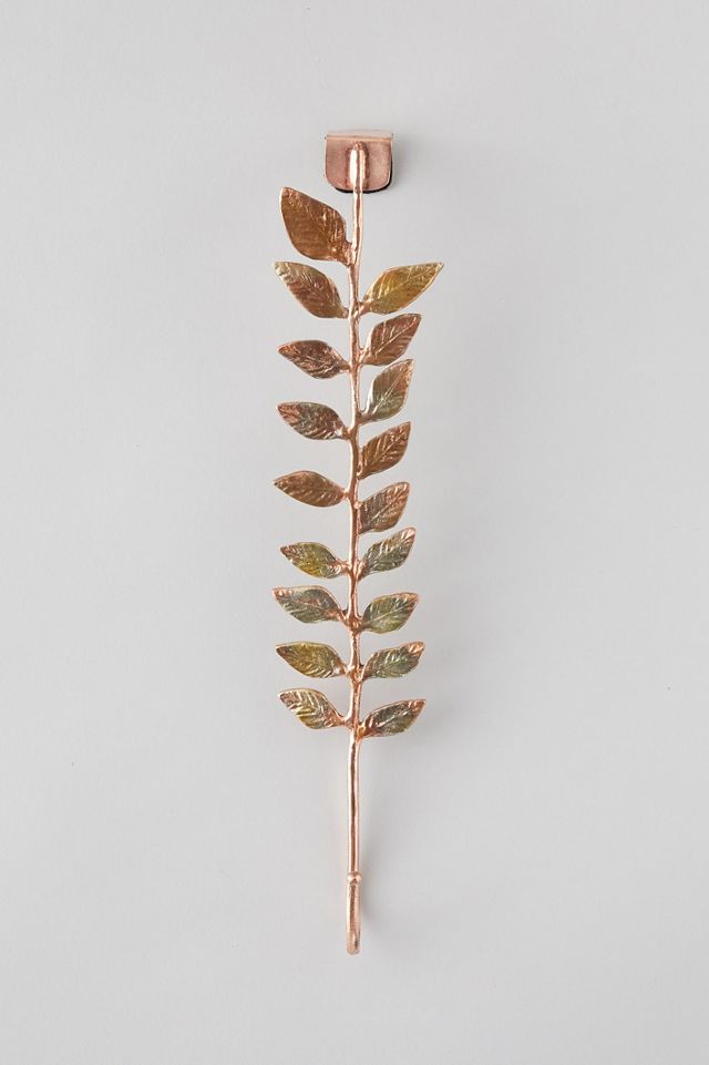 Brass Leaf Wreath Hanger #2