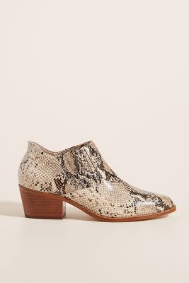 Anthropologie Marion Python Ankle store Bootie