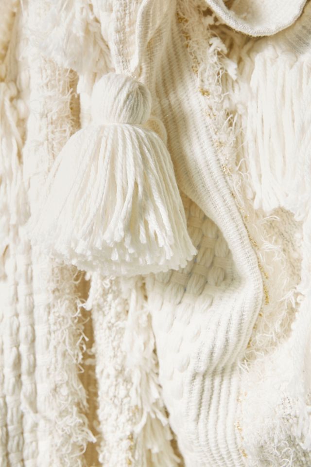 Faustine Tasseled Throw Blanket #1