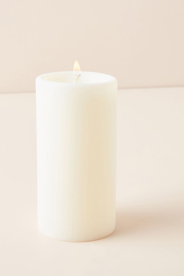 Lucid Everlasting Pillar Candle (Natural, 3x4 inch)