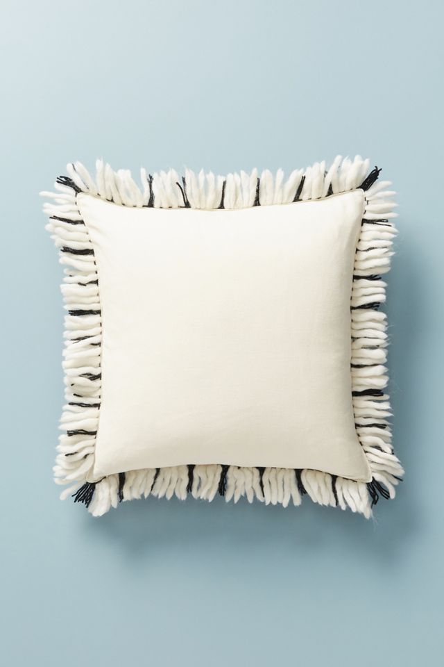 Checked Wool Pillow #1