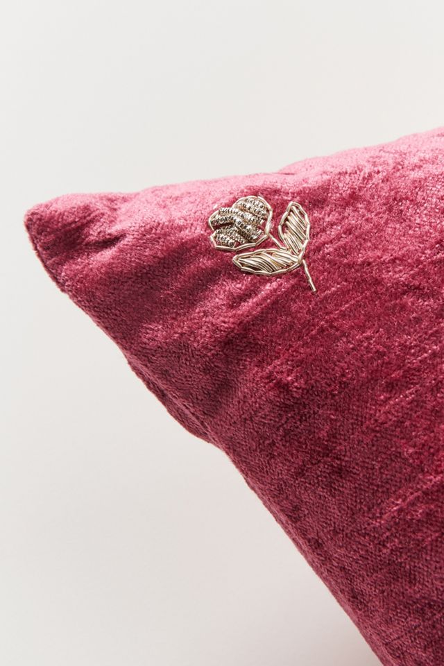 Embellished Velvet Antoinette Pillow #2