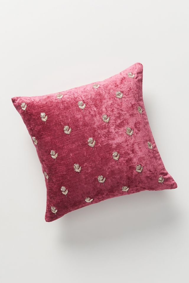 Anthropologie 2025 velvet pillow