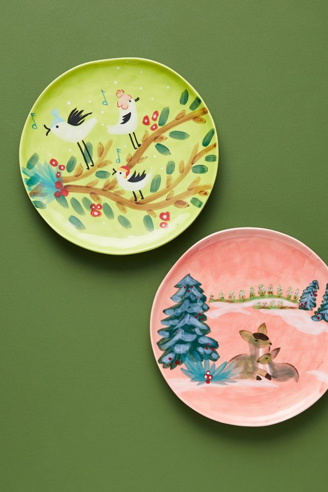 Scenic Woodland Dessert Plate