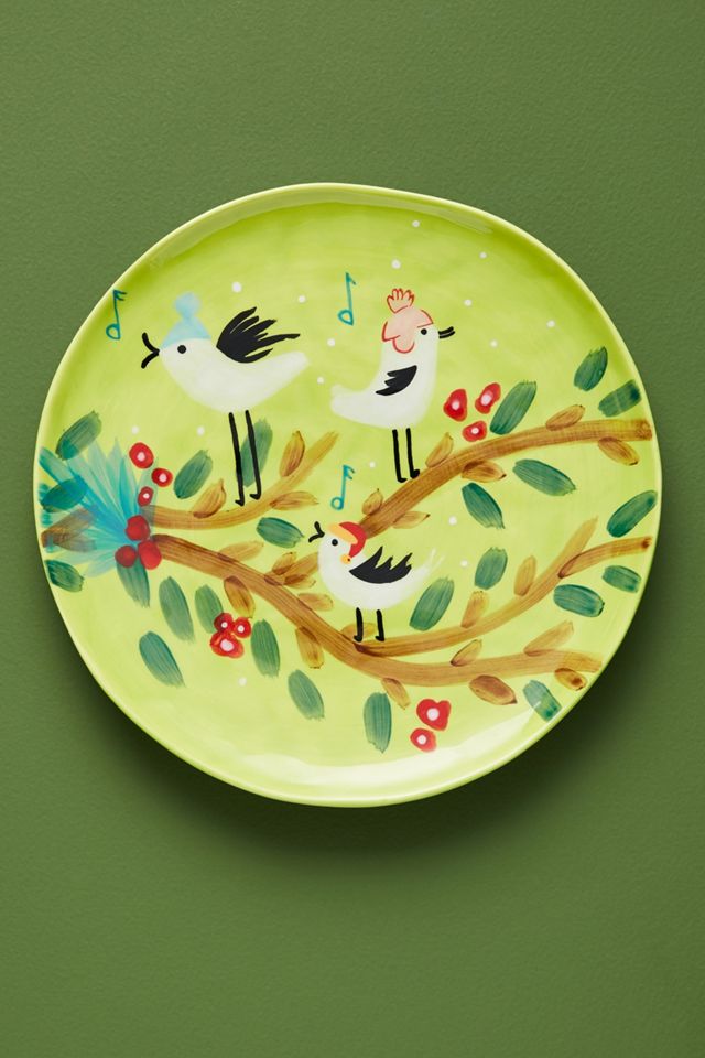 Scenic Woodland Dessert Plate #1