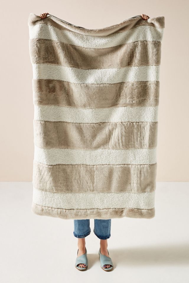 Yukon Faux Fur Throw Blanket