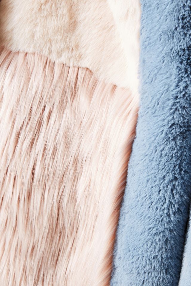 Tara Faux Fur Throw Blanket #1
