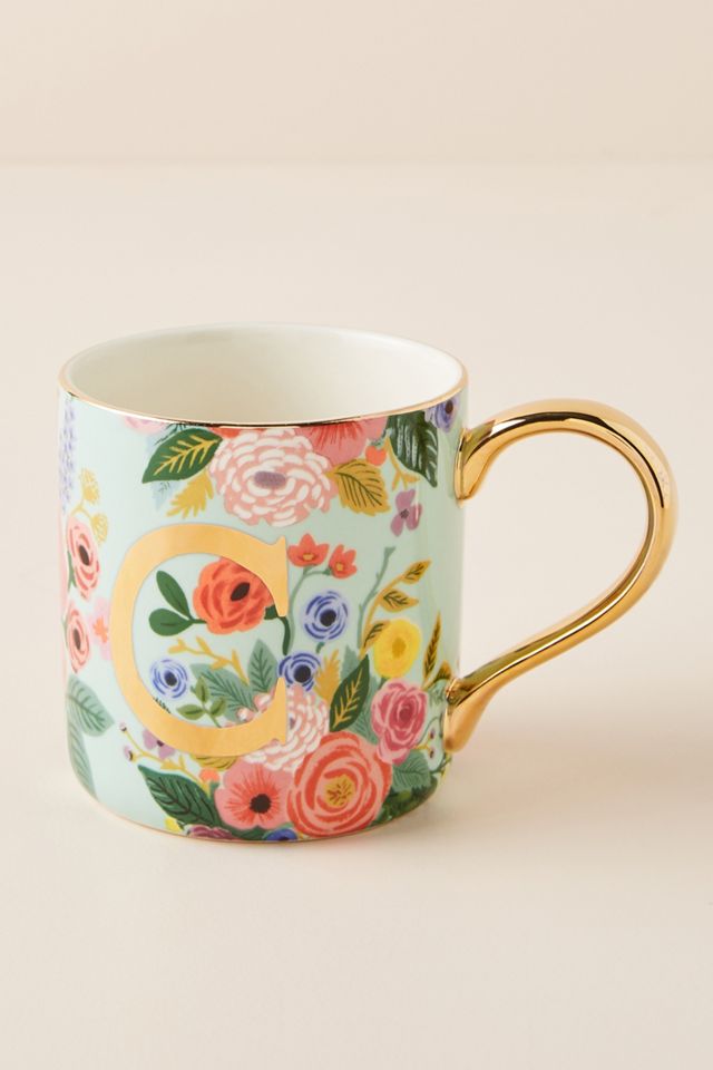Rifle Paper Co. for Anthropologie Garden Party Monogram Mug #5
