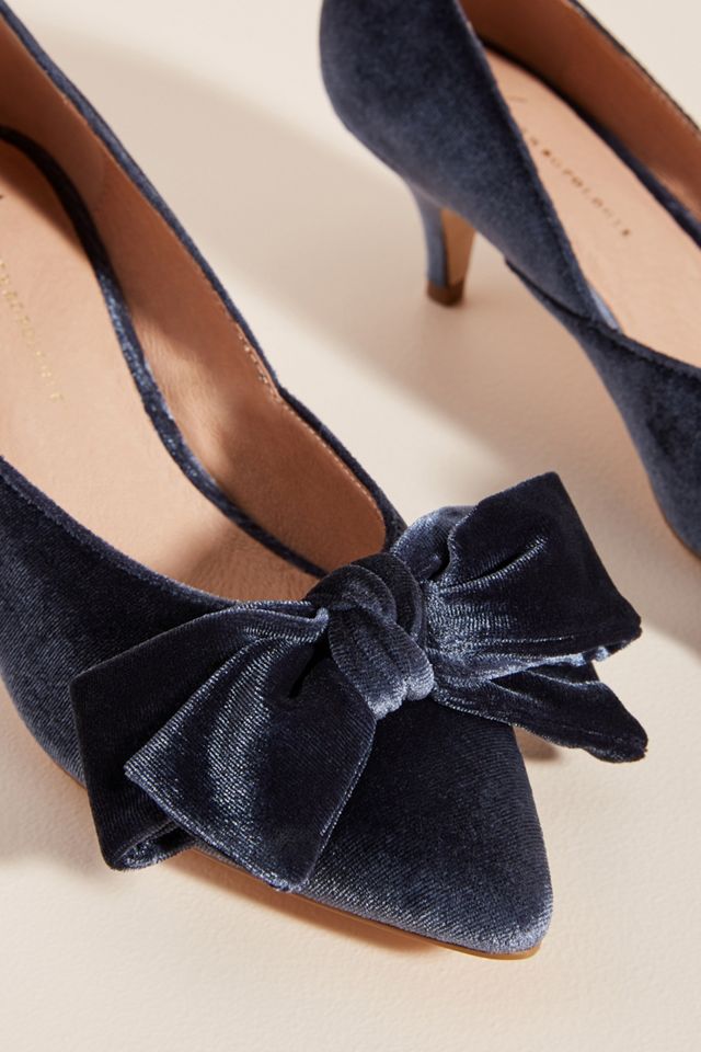 Verona Velvet Bow Heels #2