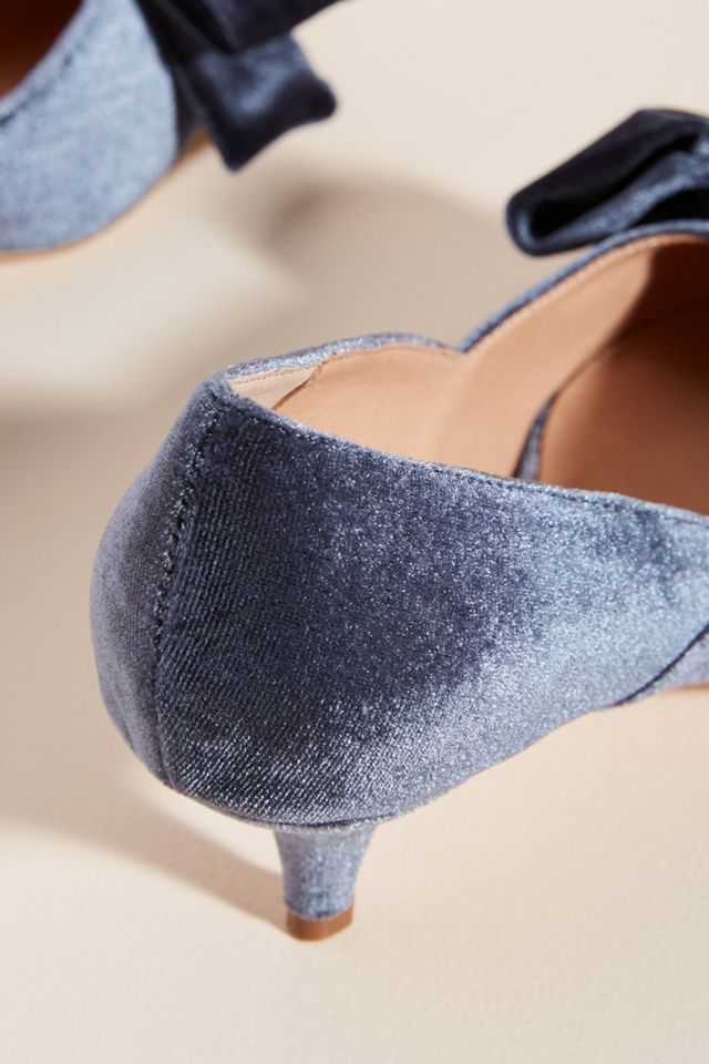 Verona Velvet Bow Heels #3
