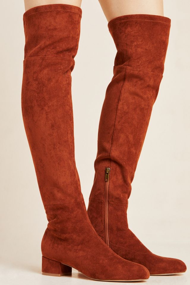 Suede Over-The-Knee Boots #1