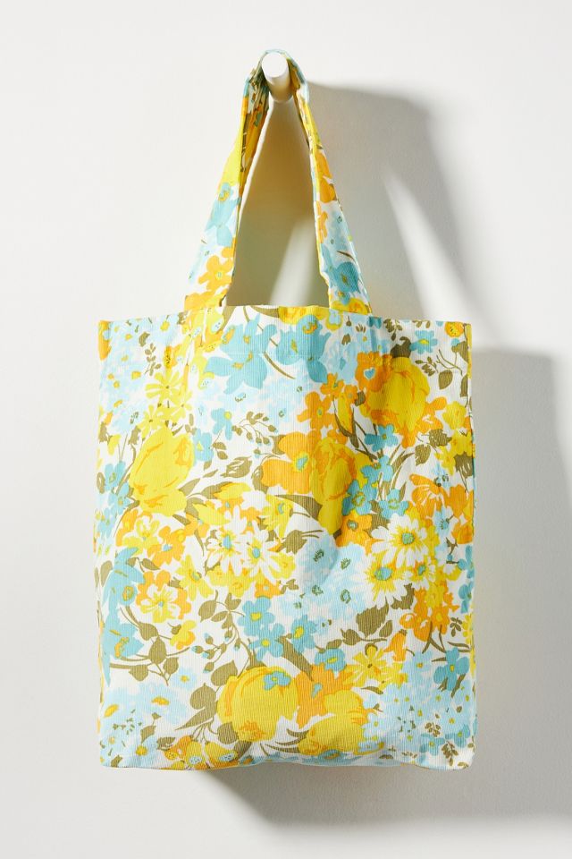 Anthropologie Yellow Tote Bags