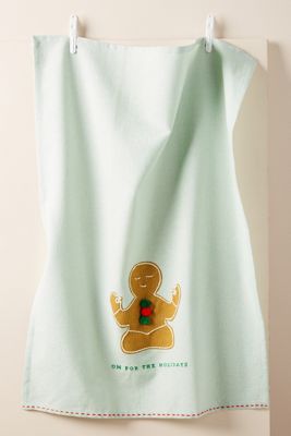 Dear Hancock Om For The Holidays Dish Towel