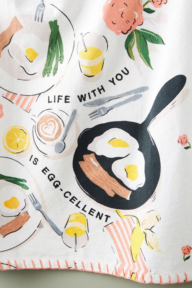Amy Heitman Eggcellent Dish Towel #1