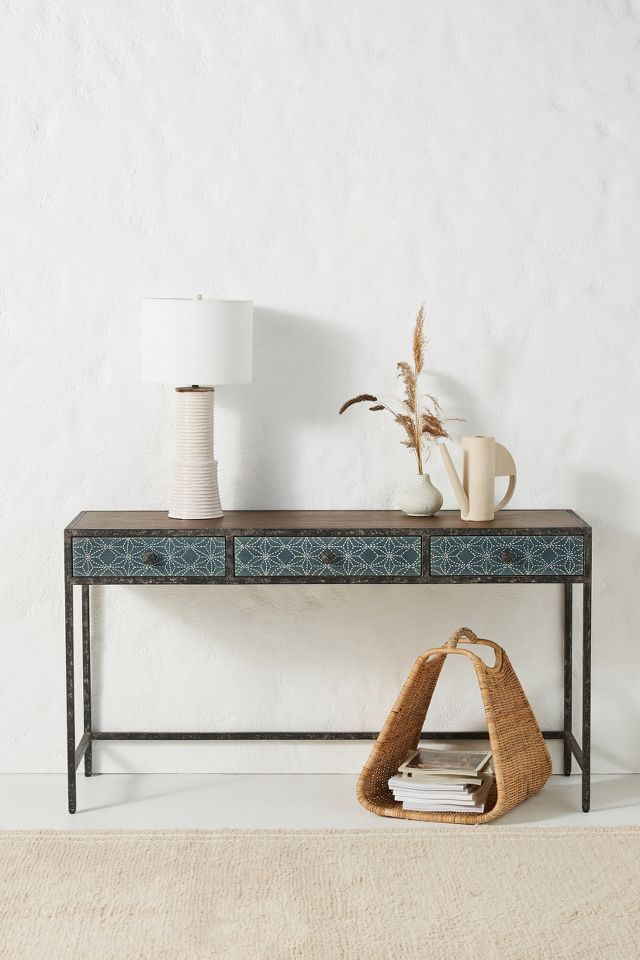 Anthropologie on sale console table