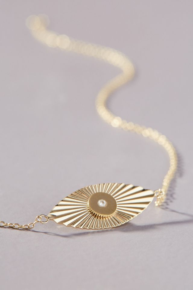 Jennifer Zeuner Jewelry Rafaella Spirit Eye Necklace #1