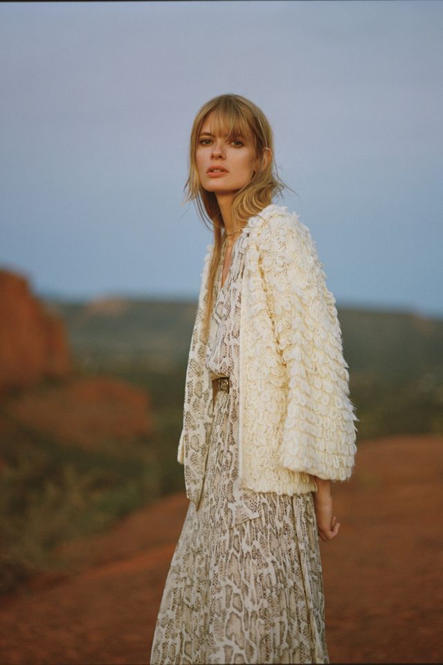 Looped-Knit Cardigan #3