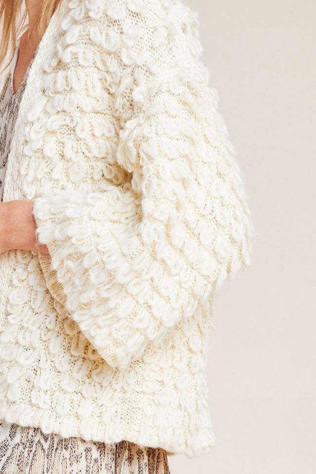 Looped-Knit Cardigan #2