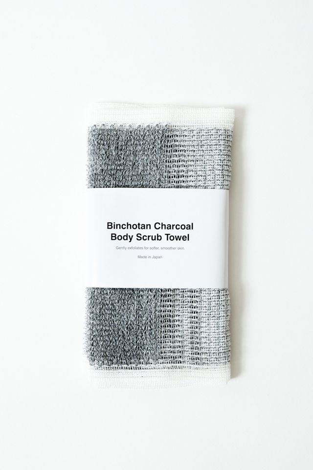 Morihata Binchotan Charcoal Body Scrub Towel