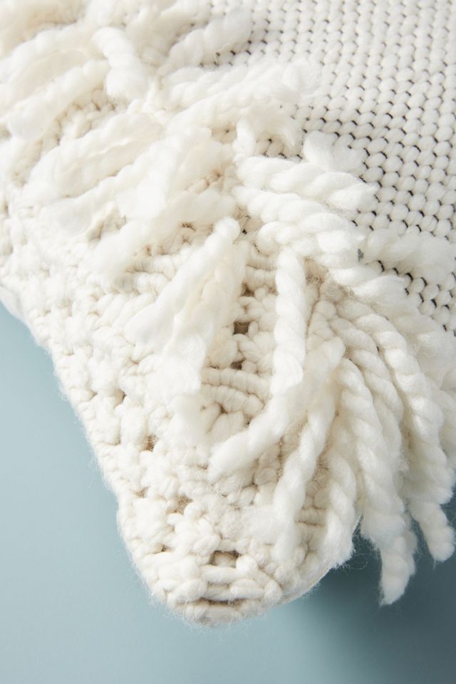Crochet Fringe Pillow #2