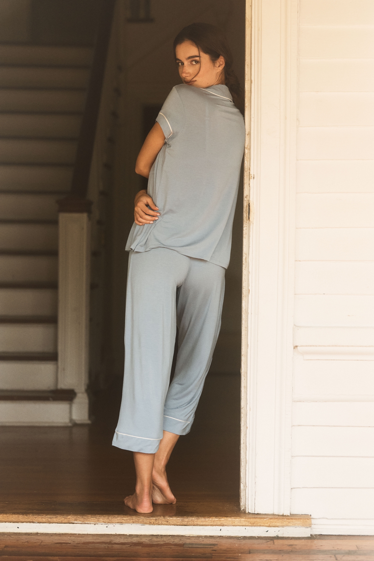 Eberjey Gisele Cropped Sleep Set
