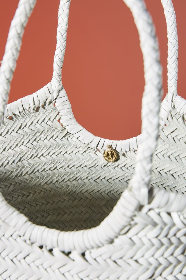 DRAGON DIFFUSION - NANTUCKET BIG WOVEN LEATHER BAG - Eleonora Bonucci