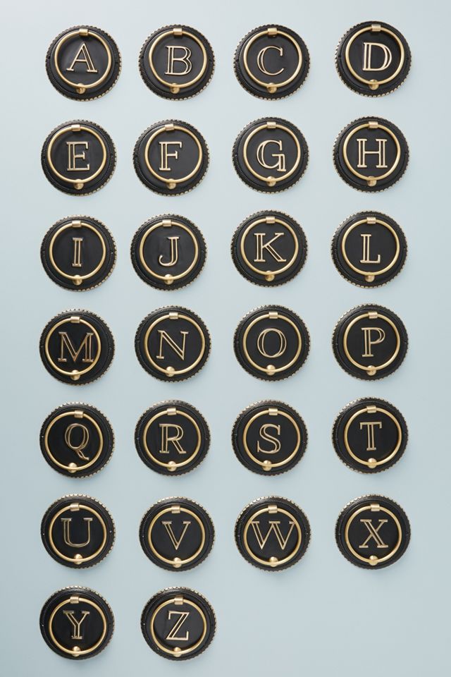 Nora Monogram Door Knocker #2