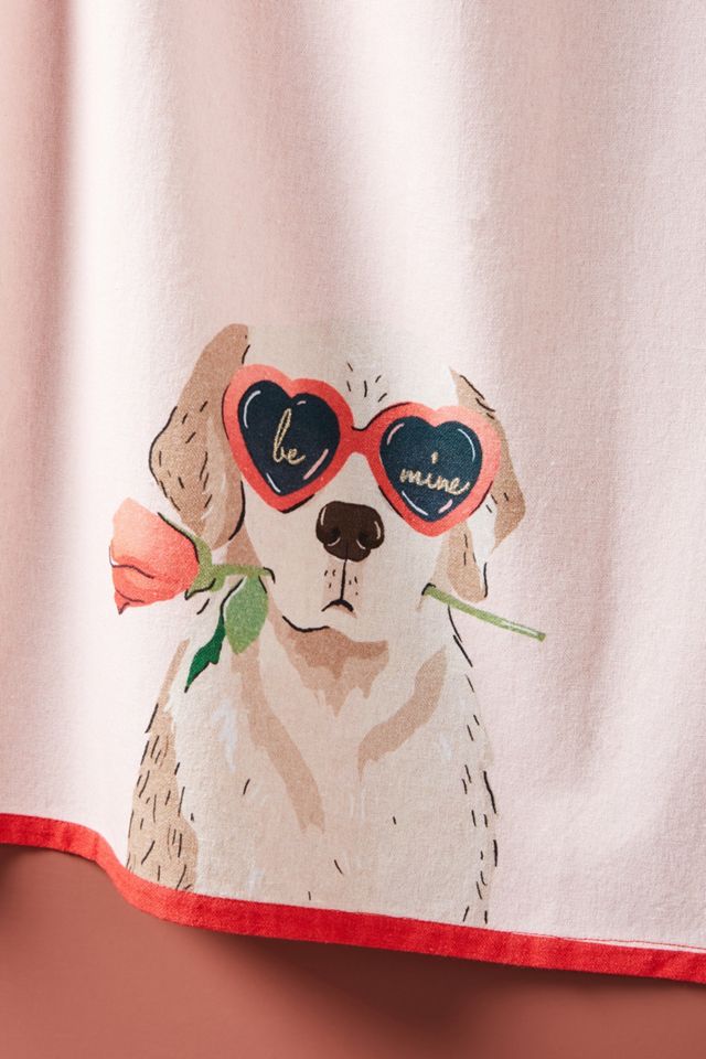Amy Heitman Puppy Love Dish Towel #1