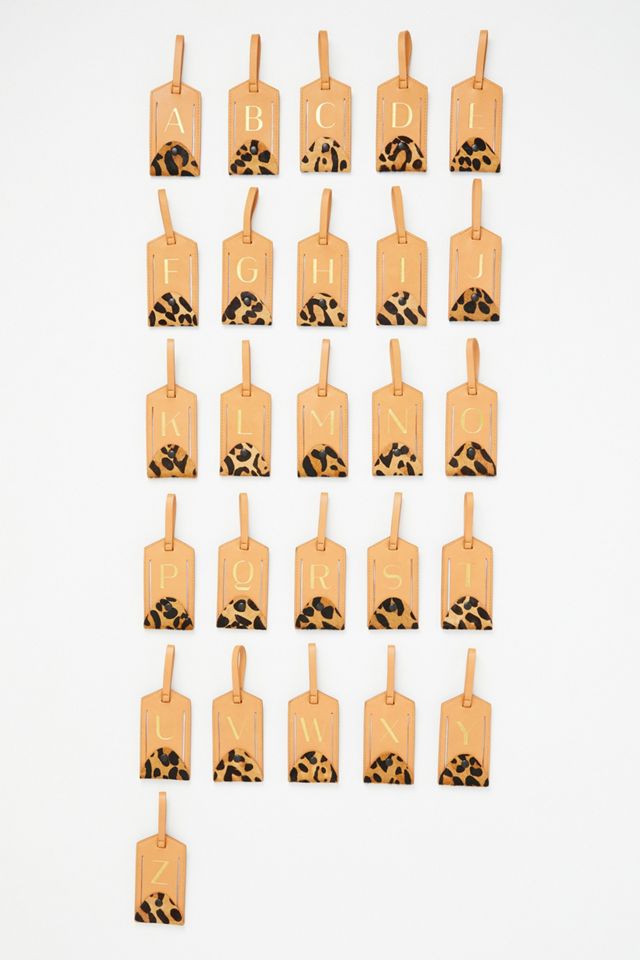 Animalia Monogram Luggage Tag #2