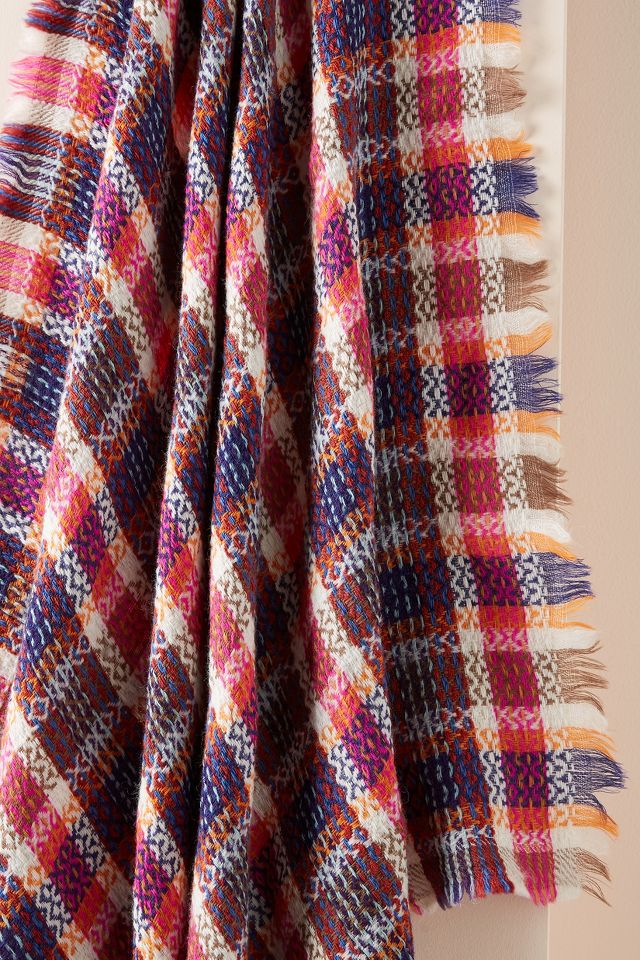 By Anthropologie Plaid Scarf