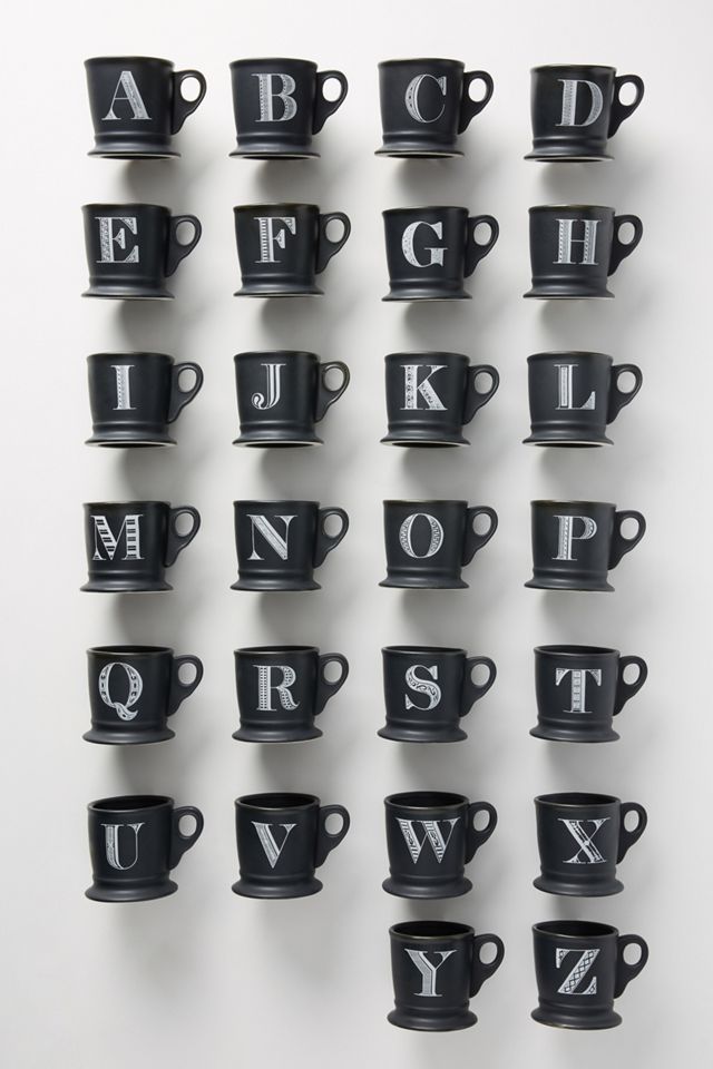 Noir Monogram Mug #1