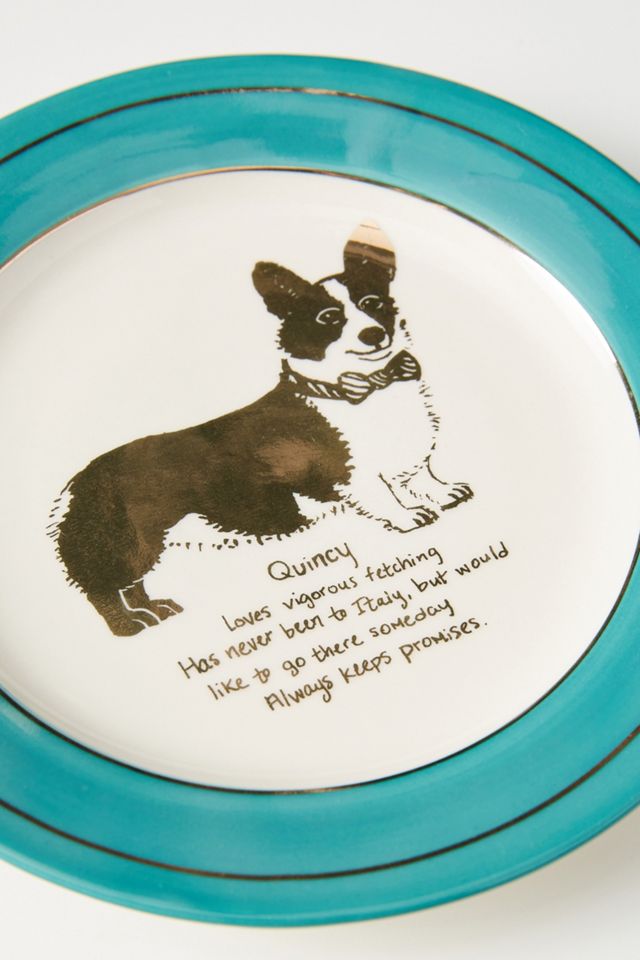 Dog Biography Canape Plate #2