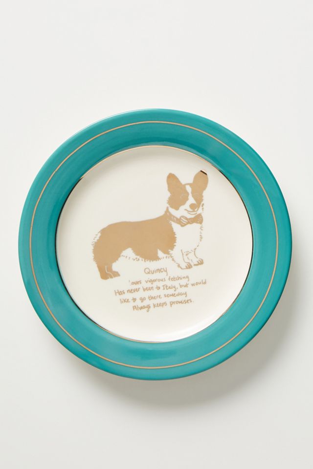 Dog Biography Canape Plate #1