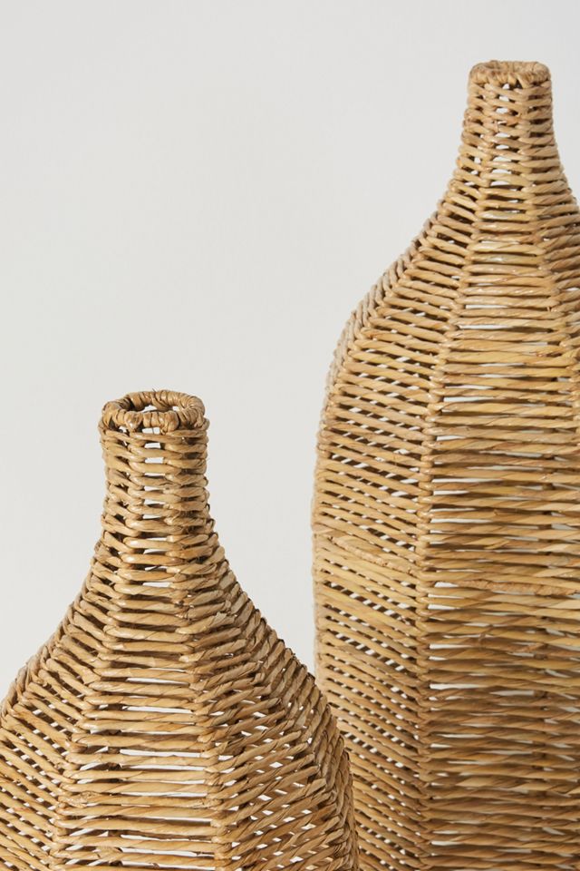 Birdie Wicker Vases, Set of 2 #1