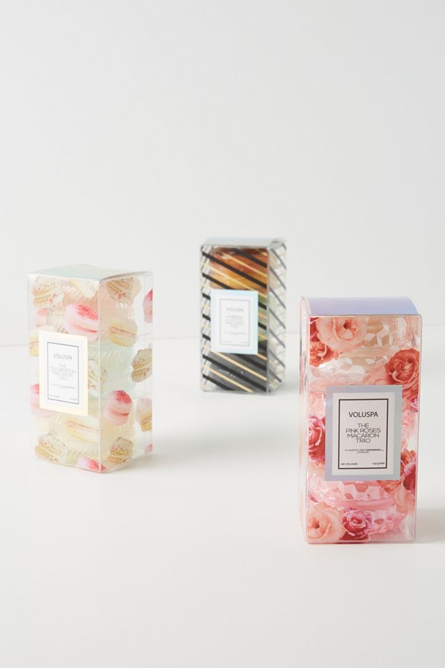 Voluspa Mini Glass Candles, Set of 3 #2