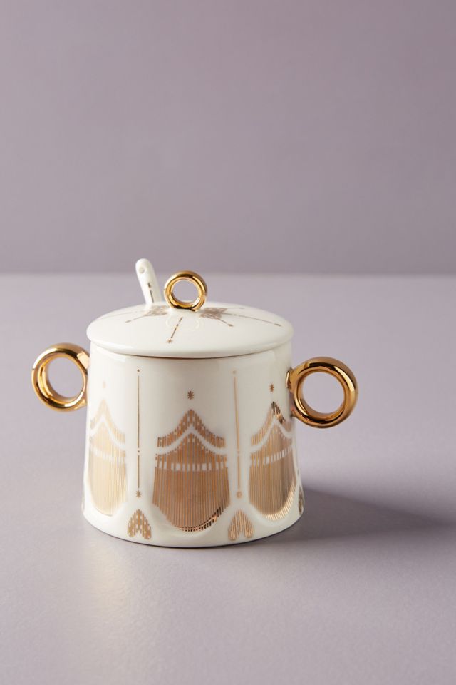 Michele Sugar Pot & Spoon