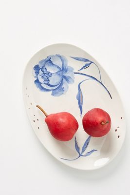 Tile Tile Testo Azure Serving Platter