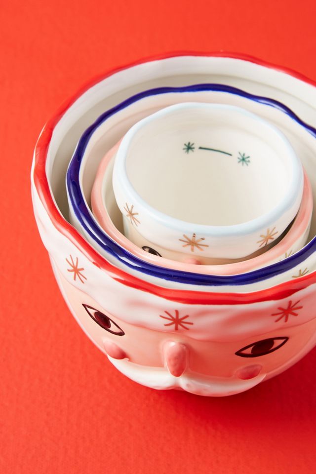 Bird Can Fox Pixie Santa Measuring Cups, Set of 4 #1