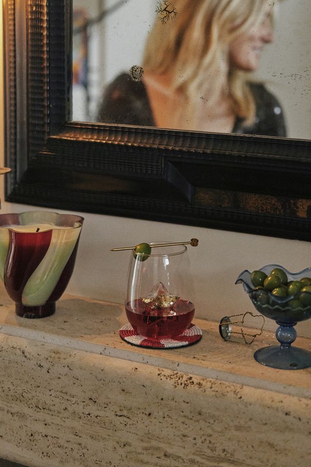 Yuletide Stemless Wine Glass #1