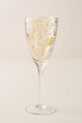Foiled Wine Glasses, Set of 4