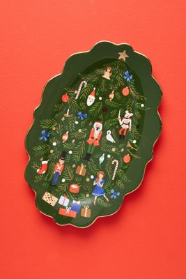 Rifle Paper Co. for Anthropologie Nutcracker Serving Platter
