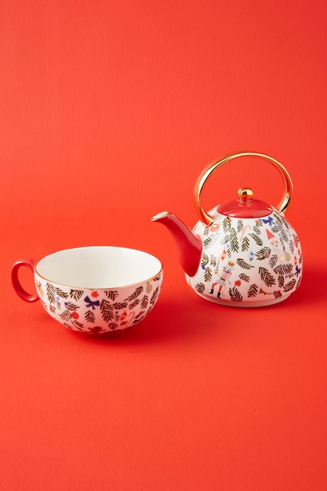 Rifle Paper Co. for Anthropologie Nutcracker Tea-For-One Set #1