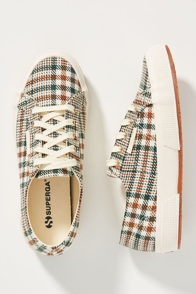 Superga plaid clearance sneakers