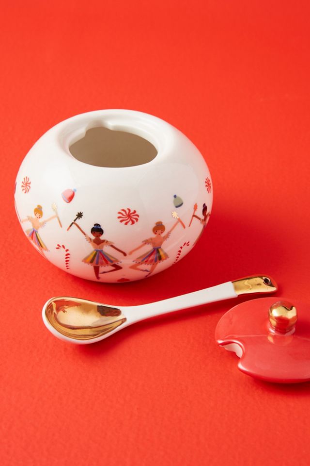 Rifle Paper Co. for Anthropologie Sugar Plum Pot & Spoon #1