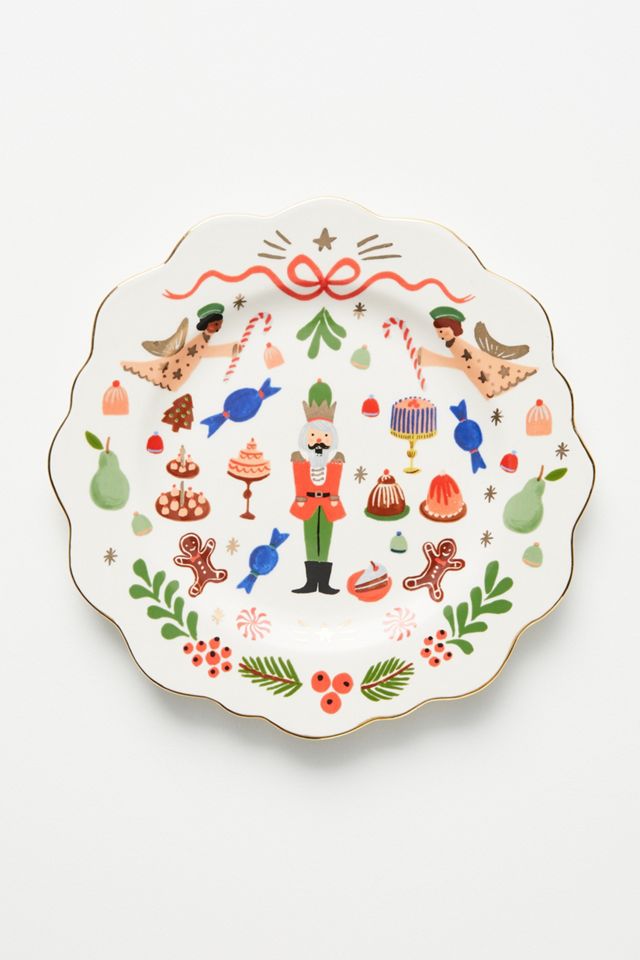 Rifle Paper Co. for Anthropologie Nutcracker Dessert Plate #1