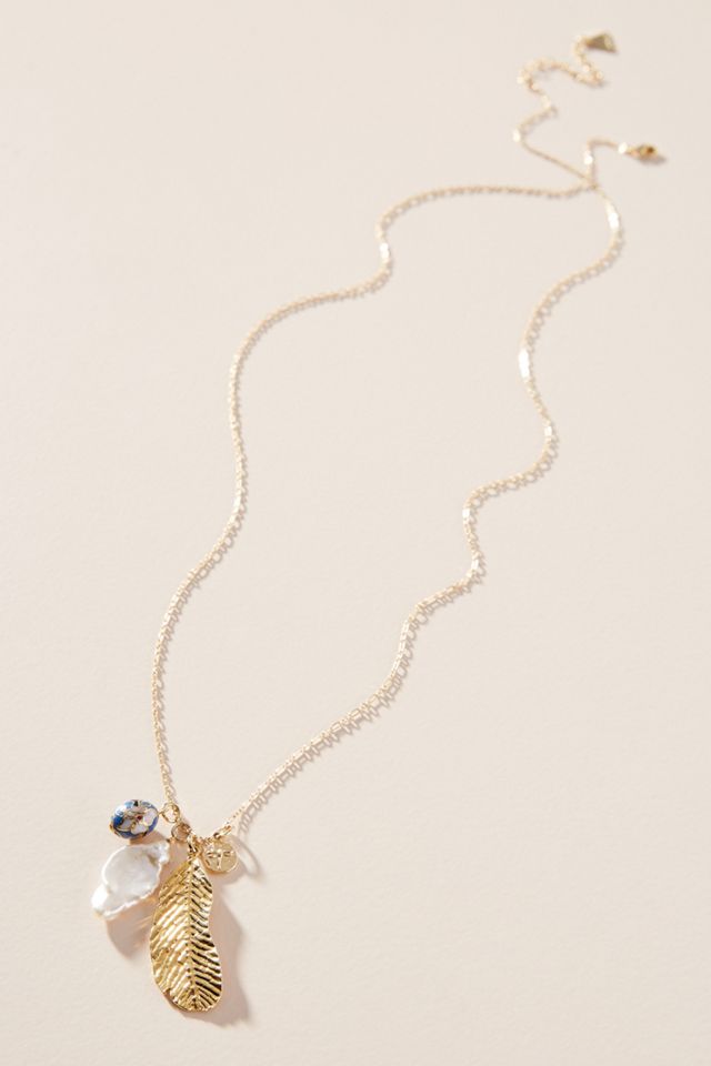 Feather Pendant Necklace #1
