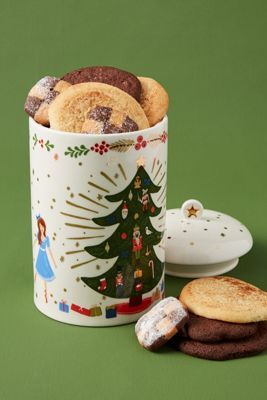 Rifle Paper Co. for Anthropologie Nutcracker Cookie Jar
