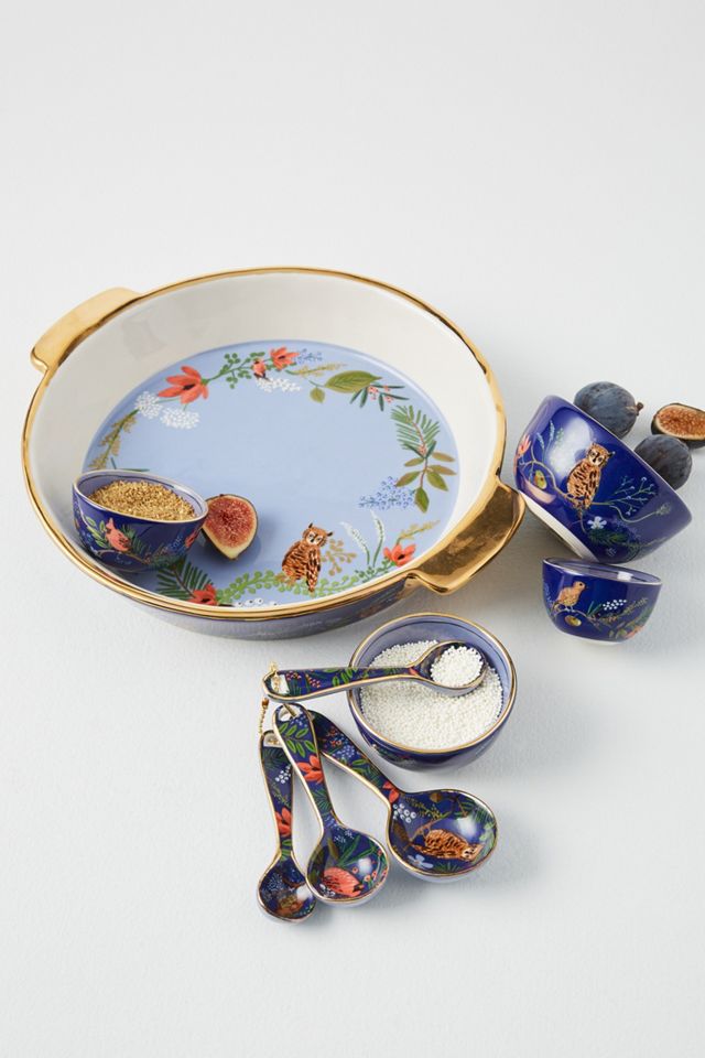 Rifle Paper Co. for Anthropologie Winter Floral Pie Dish #2
