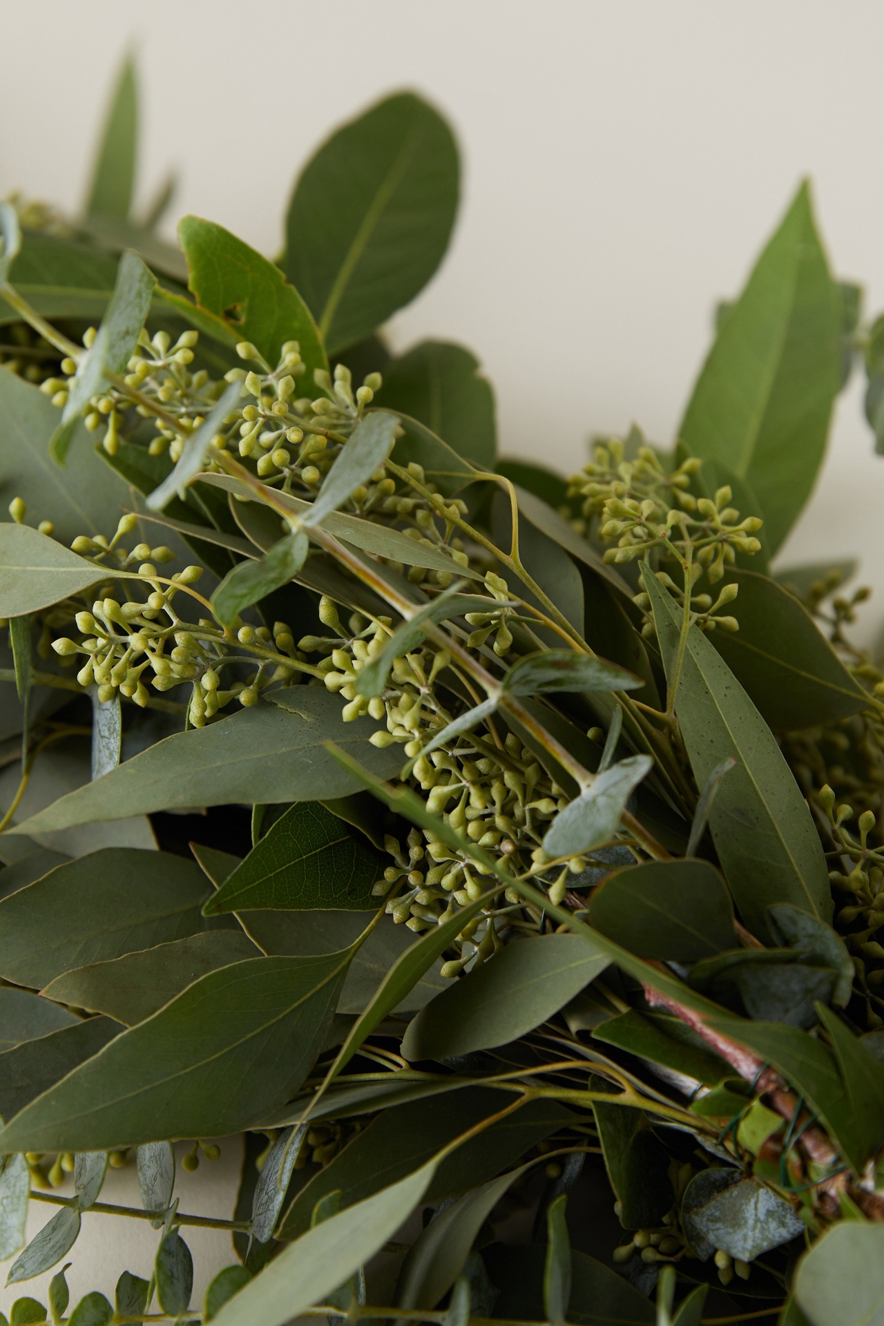 Fresh Eucalyptus + Israeli Ruscus Garland